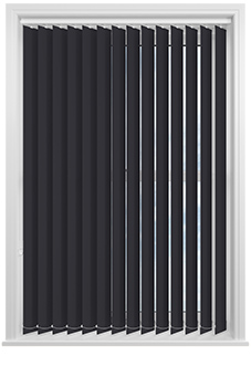 Palermo (Blackout), Black - Vertical Blind